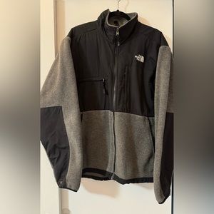 The North Face Denali Fleece Jacket Mens Size Large Gray Black